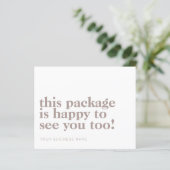 予算パッケージ喜んであなたに感謝のビジネス (スタンド正面)