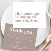 予算パッケージ喜んであなたに感謝のビジネス