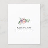 予算パープルピーチフローラグリッター保存日付 (裏面)