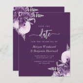 予算パープル薄紫シルバーフローラ保存日付 (正面/裏面)