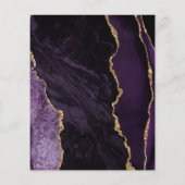 予算パープル金ゴールドアガート梅スクリプト日付の保存 (裏面)