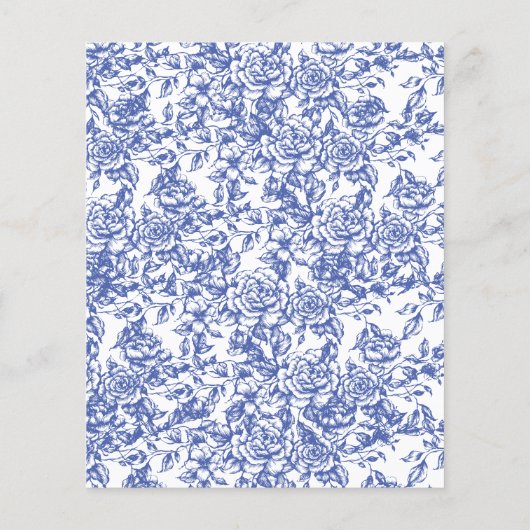 予算ビクトリアンフランスの結婚式招待状 チラシ (裏面)