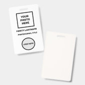 予算ビジネスロゴ従業員シンプルのミニマルBADG バッジ (正面＆裏面)