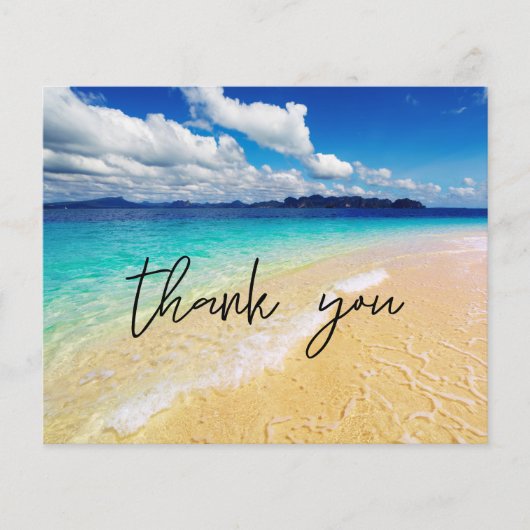 予算ビーチと海ありがとう チラシ (正面)