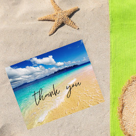 予算ビーチと海ありがとう チラシ