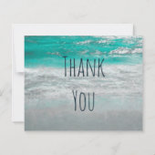 予算ビーチターコイズコースト海ウェーブありがとう (裏面)