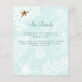 予算ビーチ先結婚式詳細の挿入 (正面)