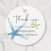 予算ビーチ海海ライフ結婚ズサンキュー フェイバータグ (正面)