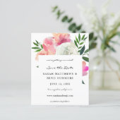 予算ピンクとホワイトグレーのフローラ日付を保存2 (スタンド正面)