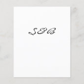 予算ピンクとホワイトグレーのフローラ日付を保存2 (裏面)