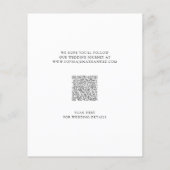 予算ピンクのバラエレガントの葉の日付を保存 (裏面)