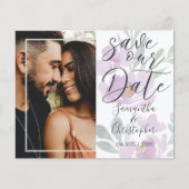 予算ピンクのフローラ写真の日付を保存結婚 (正面)