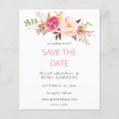 予算ピンク赤面フローラ保存日 (正面)