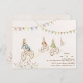 予算ピーター・ザ・ラビットバニー性別ベビーシャワー ポストカード (正面/裏面)