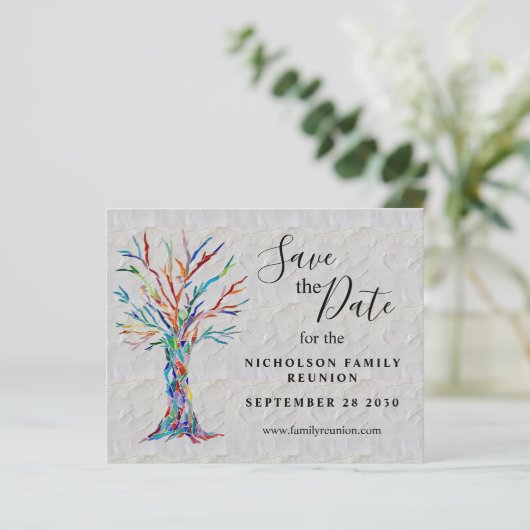 予算ファミリのツリー懇親会保存日付 (スタンド正面)