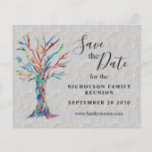 予算ファミリのツリー懇親会保存日付 (正面)