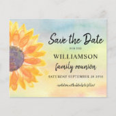 予算ファミリ懇親会日付カードの保存 (正面)