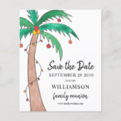 予算ファミリ懇親会日付カードの保存 (正面)