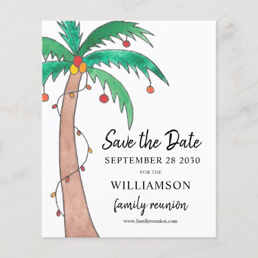 予算ファミリ懇親会日付カードの保存 (正面)