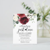 予算ファンシー結婚式招待状 (スタンド正面)