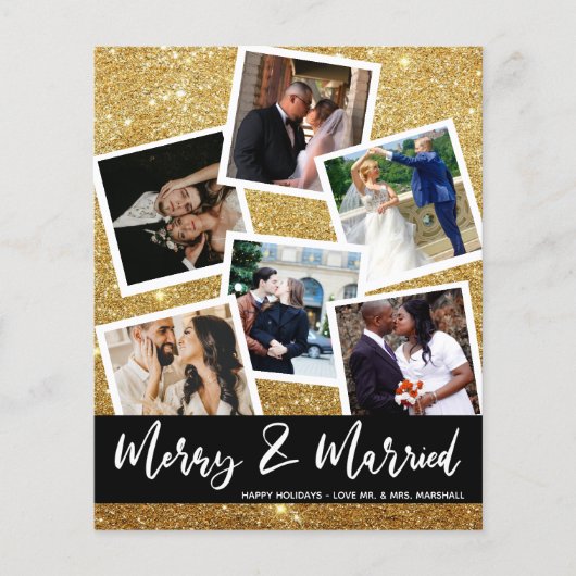 予算フェイク金ゴールドグリッター数々の写真メリー 結婚した (正面)