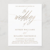 予算フェイク金ゴールド書道QRコー結婚ド (正面)