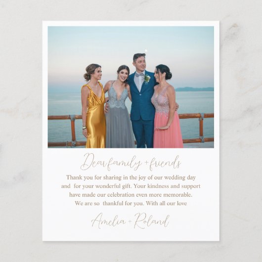 予算フェイク金ゴールド2写真ありがとう (裏面)