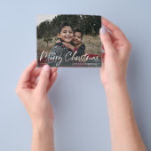 予算フェイク雪メリークリスマス チラシ (手)