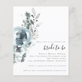 予算フェスティバルの葉ブライダルシャワー招待