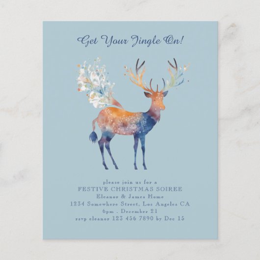 予算フェスティバルトナディアクリスマスパーティー招待状 (正面)