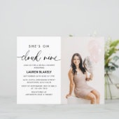 予算フォトクラウド9ブライダルシャワー招待 (スタンド正面)