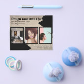 予算フォトコラージュイベント結婚招待状 チラシ (シングル)