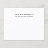 予算フォトコラージュオーバーレイ文字結婚式の招待 (裏面)