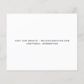 予算フォトコラージュ結婚式の日付の保存 (裏面)