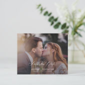 予算フォトスエレガントクリプト結婚式の日付の保存 (スタンド正面)