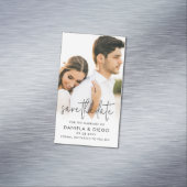 予算フォトセーブザデートマグネット マグネット名刺 (インサイチュ)