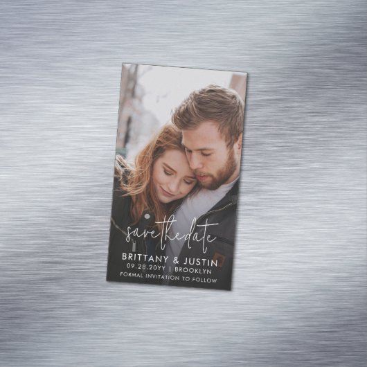 予算フォトセーブザデートマグネット マグネット名刺 (インサイチュ)