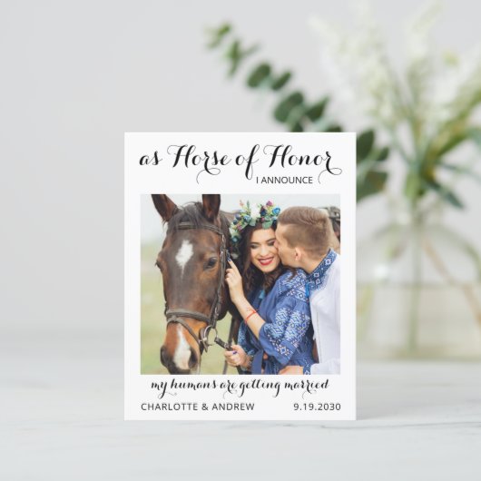 予算フォトホースの日付を保存結婚する (スタンド正面)