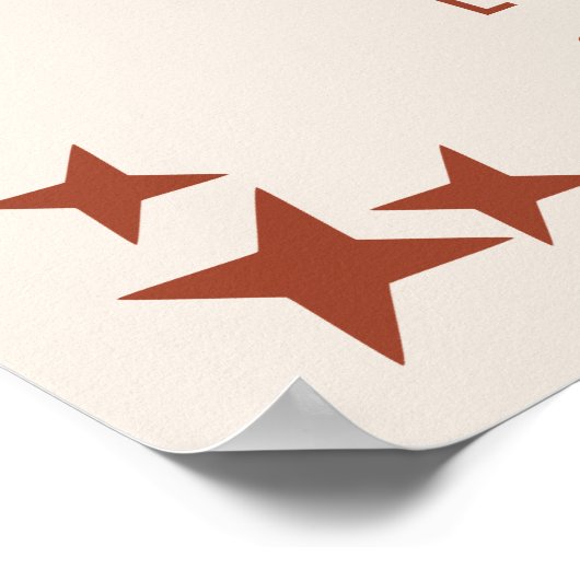 予算フォトモダンブライダルシャワーのウェルカムサイン ポスター (角)