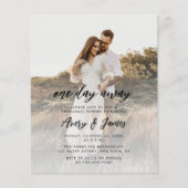 予算フォトリハーサル遠くにディナー チラシ (正面)