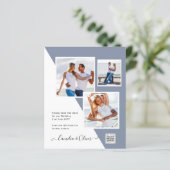 予算フォト救結婚式招待状日QRコード (スタンド正面)