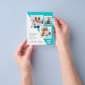 予算フォト救結婚式招待状日QRコード チラシ (手)