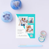 予算フォト救結婚式招待状日QRコード チラシ (シングル)