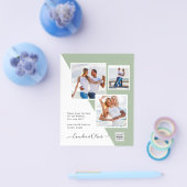 予算フォト救結婚式招待状日QRコード チラシ (シングル)