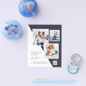 予算フォト救結婚式招待状日QRコード チラシ (シングル)