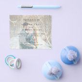 予算フォト結婚式招待状風景 チラシ (シングル)