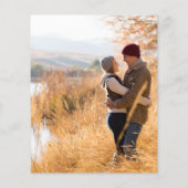 予算フォト結婚式招待状 (裏面)