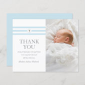 予算フォト《キリスト教》洗礼式や命名式洗礼サンキューカード (正面/裏面)