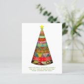 予算フォークアートクリスマスカード装飾 (スタンド正面)