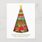 予算フォークアートクリスマスカード装飾 (正面)